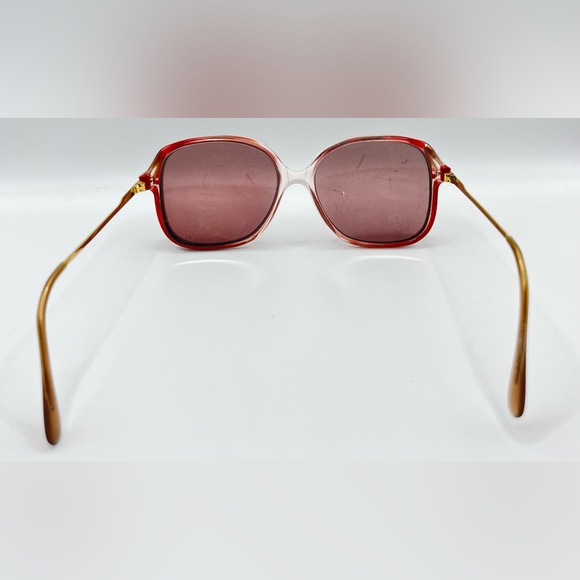 Vintage Clearvision Pink Translucent Oval Butterfly Sunglasses Frames Only - Picture 6 of 8